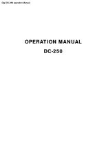 DC-250 operation